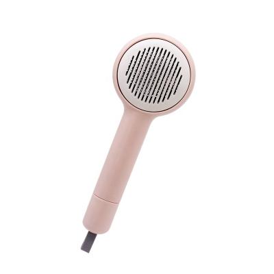 China New Sustainable Self Cleaning Dog Cat Dual Side Molding Slicker Brush for sale