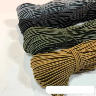 China Sustainable round elastic yarn made of polyester and rubber for headbands for sale