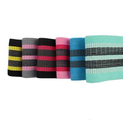 China Polyester Fabric Gym Sport Strength Training Home Workout Bands Elastic Yoga Latex Resistance Bands for sale