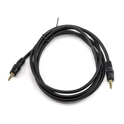 China High Quality AV COMPUTER Cable Black Male To Male 1.8M Stereo Cable 3.5mm for sale