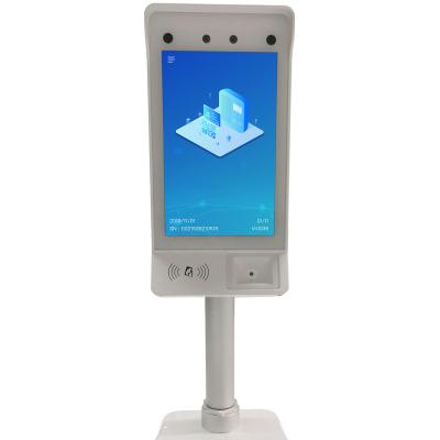 China Semi-aluminum alloy multiple access control for NFC terminal face recognition support IC card QR code for sale