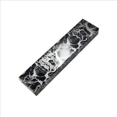 China Recycled Materials Custom Shiny Black Color Holographic Lip Gloss Packaging Box for sale