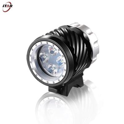 China Fashionable Bicycle Decoration Use Cree XPG 2000 Lumens MTB LED Adventure Bicycle Light Helmet Headlamp With UK Plug Charger For Bike Accessories for sale