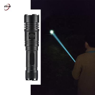 China Mining Industry OEM Lanterna Linternas Narrow Range Laser 1300m Range Recargable Lep El Feneri White Rechargeable Flashlights Long Torches Flash Light for sale