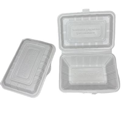 China Freshness Preservation Environmentally Friendly Clamshell Food Container Disposable Single Takeout Box for sale