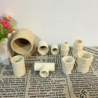 China CPVC PIPE FITTINGS CPVC ELBOW TEE ADAPTERS for sale