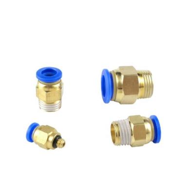 China Natural gas or brass water to air tube 4mm-16mm quick connector for sale