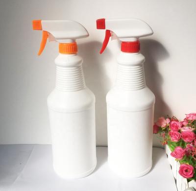 China White Agriculture 32oz 1000ml Spray Bottle For Cleaner With Trigger Sprayer for sale