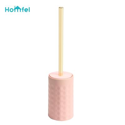 China Sustainable Bathroom Products Sets Toilet Brush Holder Soap Dispenser Tumbler Tooth Brush Holder Soap Dish Sandstone With Glaze for sale