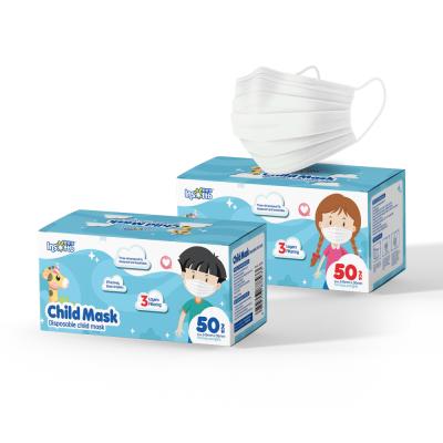 China Medical Care Child 3 Ply Disposable Medical Mask Customized Printed for sale