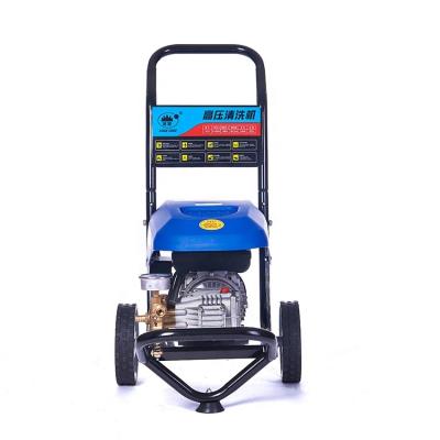 China Hotels 1.8kw Power 10L / Min 100bar Car Mobile Electric High Pressure Washing Machine Household High Pressure Water Jet Cleaner for sale