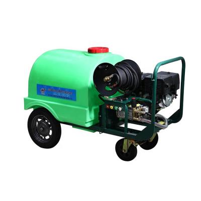 China High Pressure Good Quality 25MPa 250bar 15HP Hotels Pesticide Jet Cleaner Machine Outdoor Sprayer Car Washer With Water Tank for sale