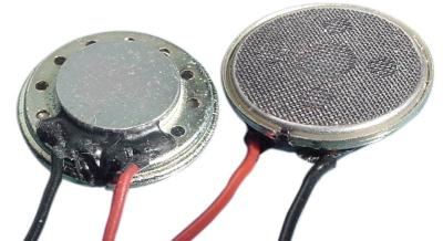 China High Frequency 15mm Mylar Speaker with 0.5W Rated Power and 8Ω at 1KHz for sale