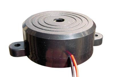 China 42*18MM 12V Active Piezo Alarm Buzzer With Wire Continuous Tone For Car for sale