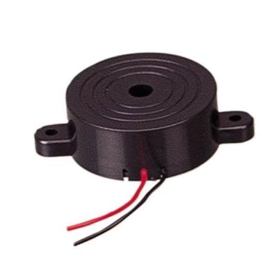 China Black ABS 42x16MM Piezo Wire Buzzer Active 12V Φ42MM Wire for sale