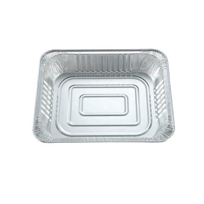 China Disposable Aluminum Foil Containers Ready-to-eat Container Aluminum Foil Take-Out Container for sale