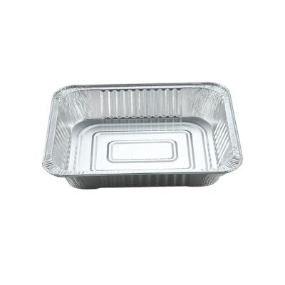 China Fast Food Aluminum Container Aluminum Foil Container Boxes Multi Takeout Aluminum Foil Container for sale