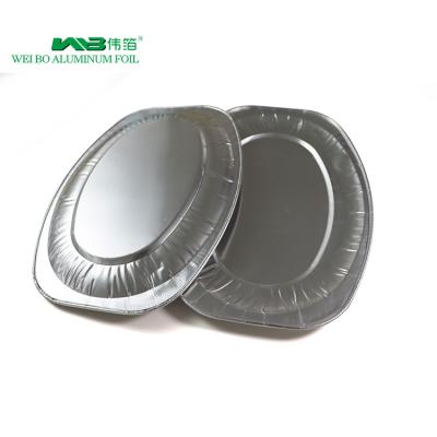 China Customized Wholesale Aluminum Foil Buffet Cooking Bakeware Filters Container Disposable Aluminum Tray For Fish for sale