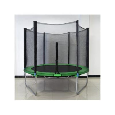 China With protective net no stock yijian green universal summer outdoor trampoline for sale