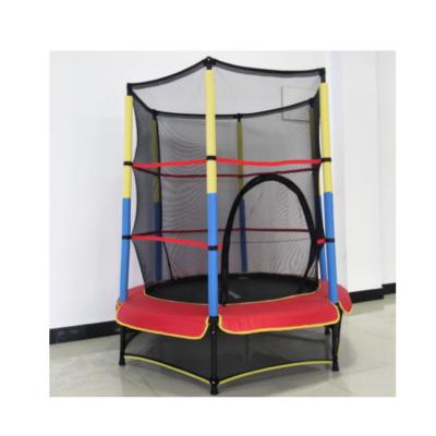 China With Baby Protective Net Cute Indoor Fitness Mat Jumping Trampoline For Kid Trampoline for sale