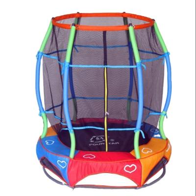 China With Good Quality Children Four Star Net Protectors Outdoor Mini Trampoline For Sale for sale