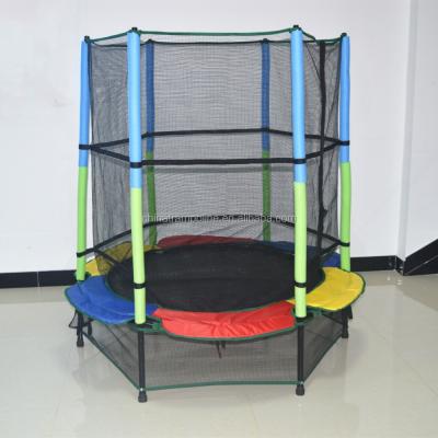 China With protective net 55inch kids indoor mini trampoline with pp material trampoline for sale for sale