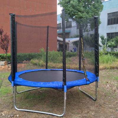 China With Protective Net 6FT Long Round Fiberglass Bed Trampoline For Jumping Bungee Bed Trampoline for sale