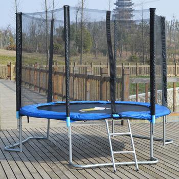 China With Protective Net Four Star Indoor Trampoline Kids Trampoline 8FT Kids Playground Trampoline for sale