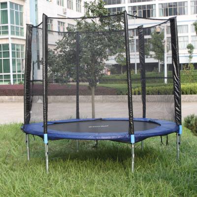 China With Trampoline Protector Indoor Kids Bed Net 8ft Professional Trampoline For Park With Safety Net Trampoline for sale