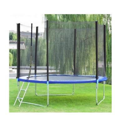 China With 244 cm protective net trampoline with ladder and external fence net trampoline for sale