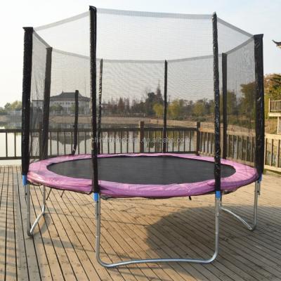 China With protective jumping net 10FT trampoline with safety net and ladder trampoline for sale