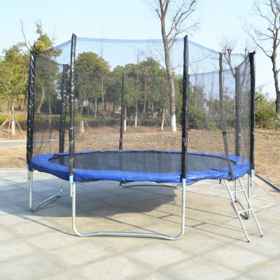 China With Protective Net 10FT Series Jumping Mat With Safety Net For Kids Outdoor Trampoline for sale