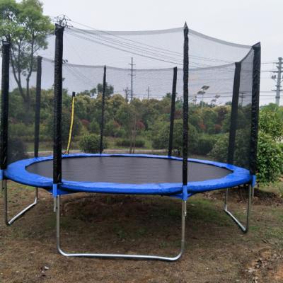 China With large protective net four stars with enclosure net outdoor and indoor trampoline for sale