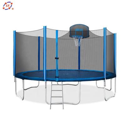 China With Protective Net Gym Equipment Round Trampoline With Net for sale