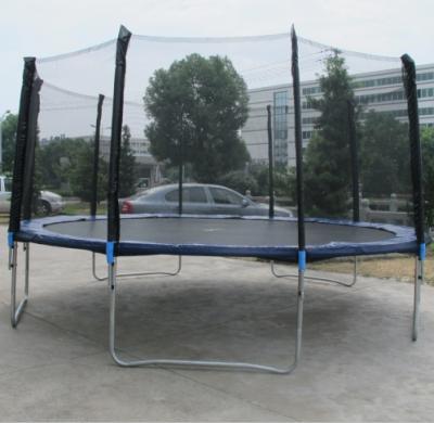 China With four star net 15ft protective professional fabric jumping bed trampoline for wholesale for sale