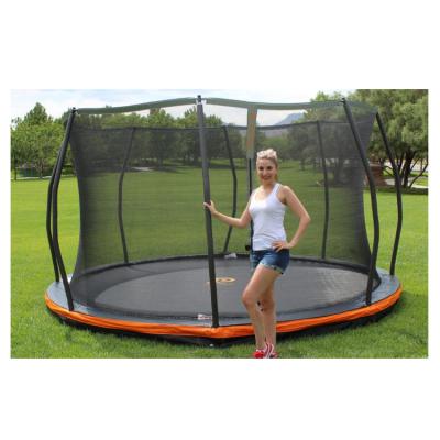 China With Protective Net Four Star Round Jumping Outdoor 16ft Underground Trampoline for sale