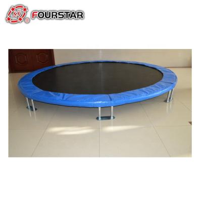 China Without protective 10ft inground net trampoline with PP jumping mat and spring cover pad for sale