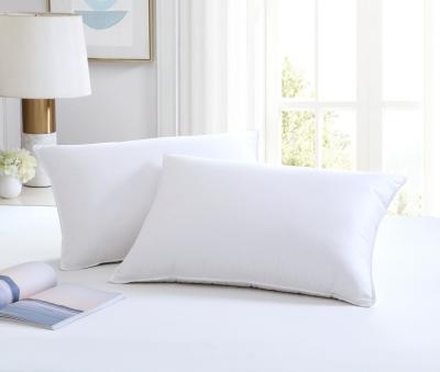 China GAGA17 100%polyester duck feather fabric viable pillow white hotel pillow cheap price for sale