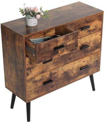 China Competitive Price Sustainable Design New Wooden Cabinet Modern Night Stands Bedroom Bedside Table for sale