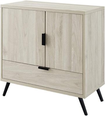 China Strong Sustainable Luxury Kitchen Furniture Sideboard Tables Modern Wooden Sideboard Cabinet France With 2 Sliding Doors And 1 Drawer for sale