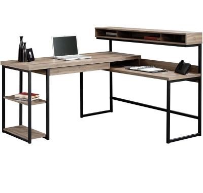 China Free Samples Modern Style Bedroom Office Computer Desk (Other) Adjustable With Single Shelf Home Office Desk for sale