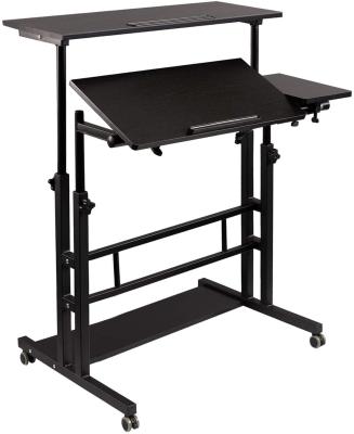 China (Height) Fantastic Adjustable Height Mobile Standing Computer Desk for sale