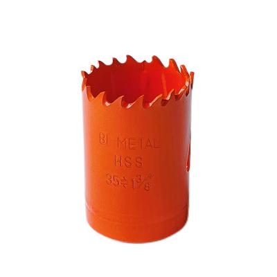 China Working Life Jinnuo Bimetal Long Hole Saw Drill Bit HSS Hole Cutter With Spindle For Wood And Metal for sale