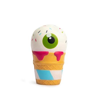 China Squishy Toy Custom Promotional Squeeze Eye Shape Strain Ball PU Slow Rising Squishy Squishy Custom for sale