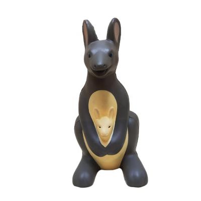 China Wholesale Cute PU Foam Shape Kangaroo Noise Toy Relaxation PU Squishy Toy For Kids Anti Strain Toys for sale