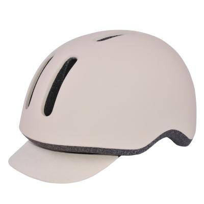 China Customizable Lightweight Sun Visor Fashion Look PC+EPS City Use Bike Helmet City Helmet for sale