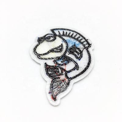 China custom embroidered badge custom MOQ 100 custom 3d badge heat press patches 3d for sale