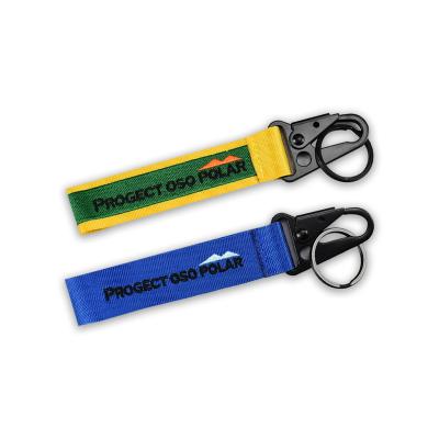 China factory direct custom embroidered key chain with your own logo is usually 130*30mm. your size for sale