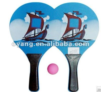 China beach racket with tennis ball E4A036 for sale