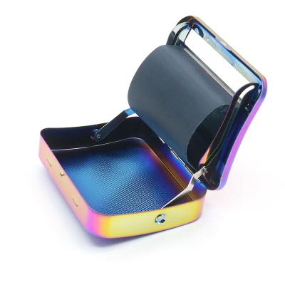 China Rolling tobacco 70mm rainbow colorfull tobacco roller for rolling mill box paper case made of stainless steel for sale